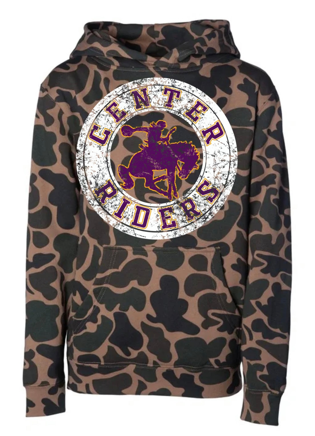 Camo Riders hoodie Youth