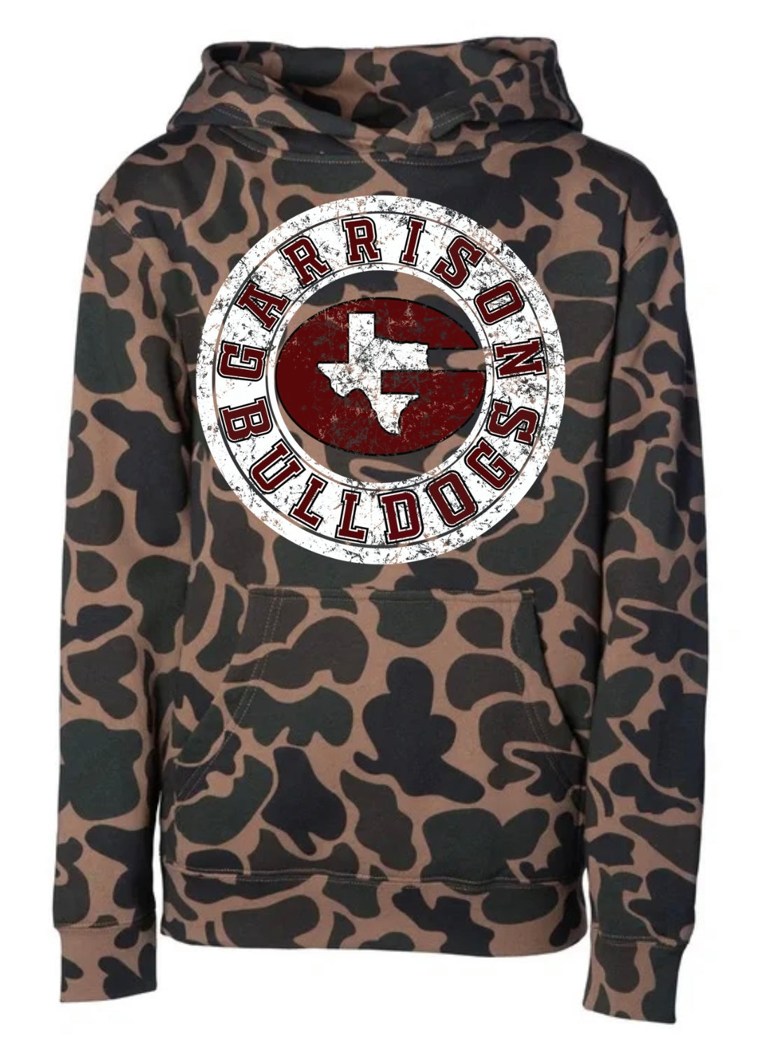 Camo Garrison Hoodie Youth