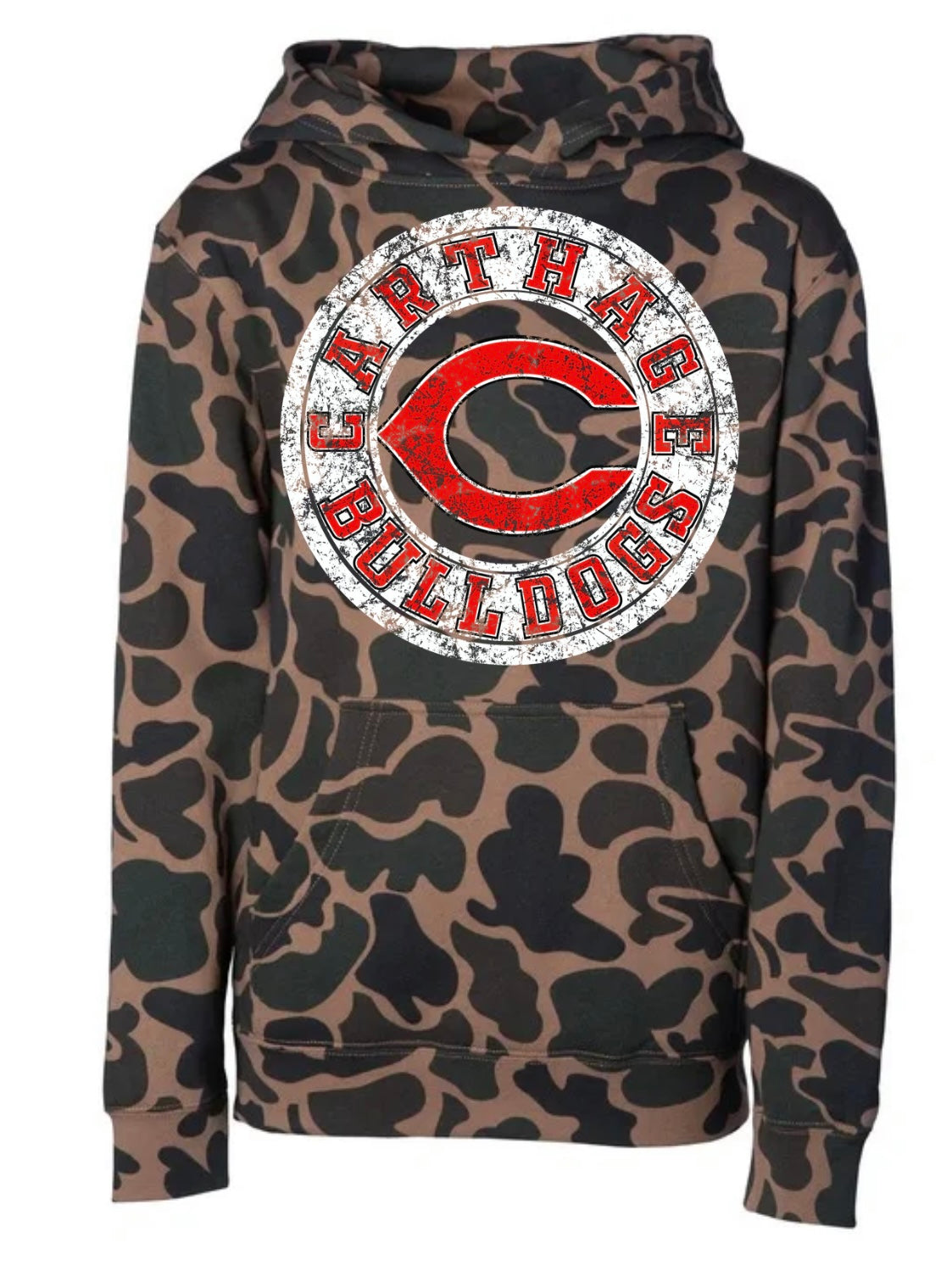 Camo Carthage Hoodie Youth